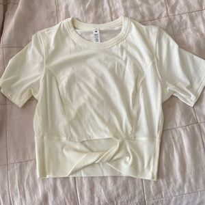 Lululemon crop top twisted knot shirt